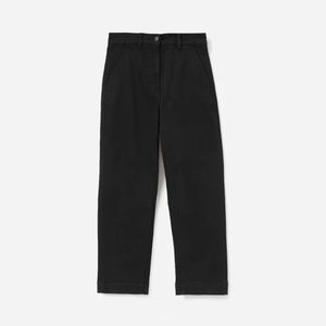 Everlane The Straight-Leg Crop in Black